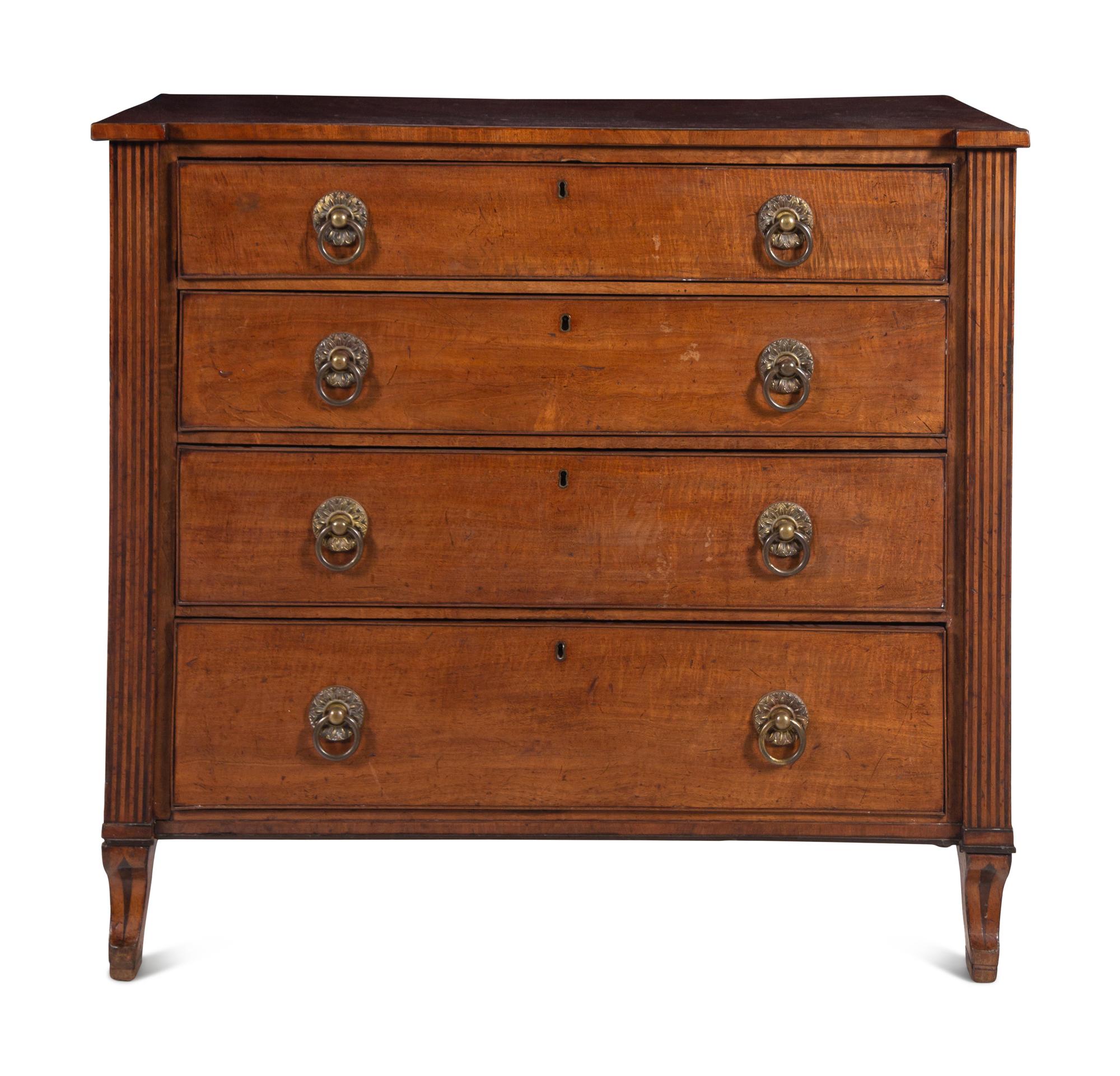 A Late Regency Mahogany Chest of Drawers