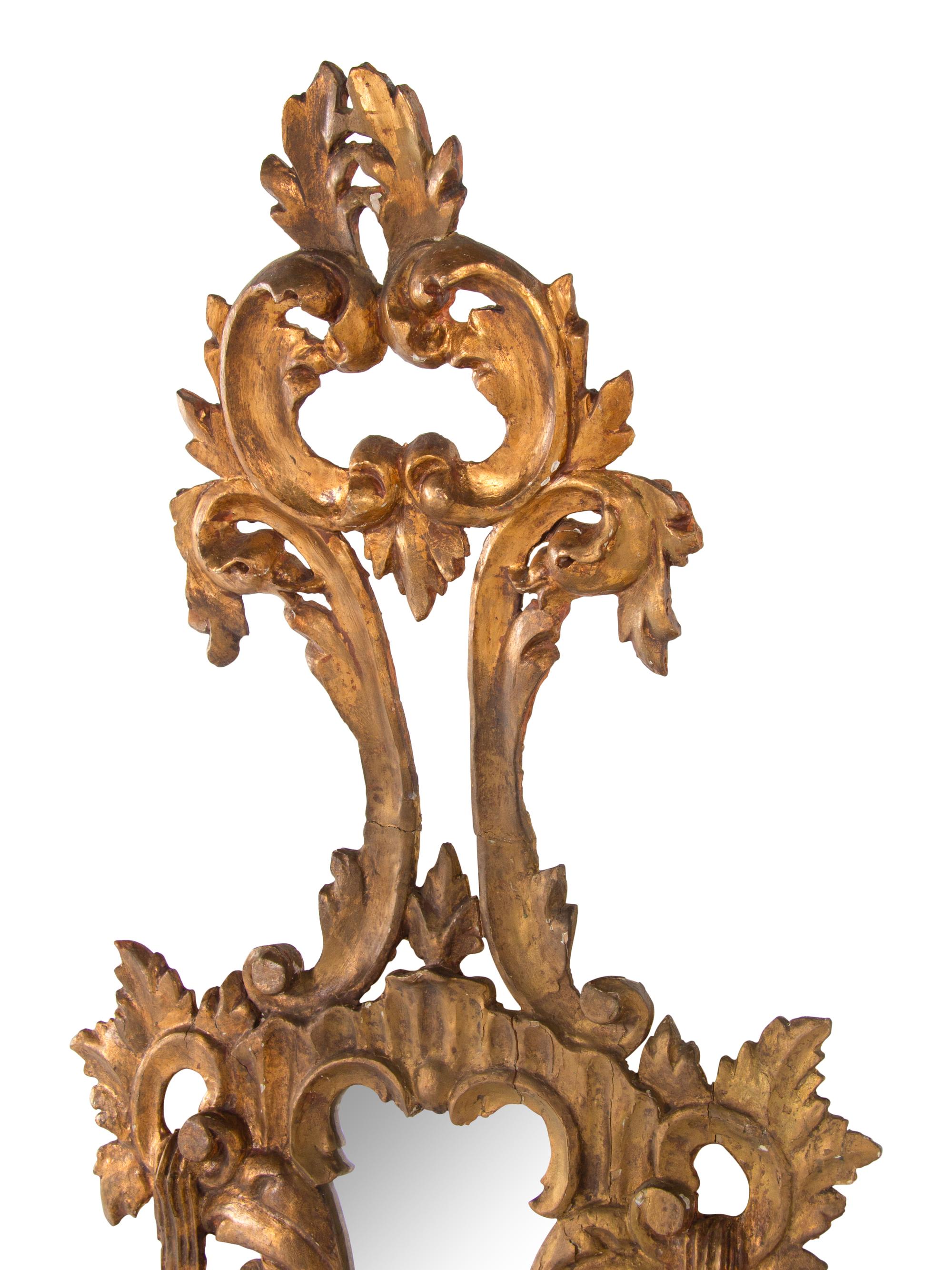 A Venetian Style Giltwood Mirror