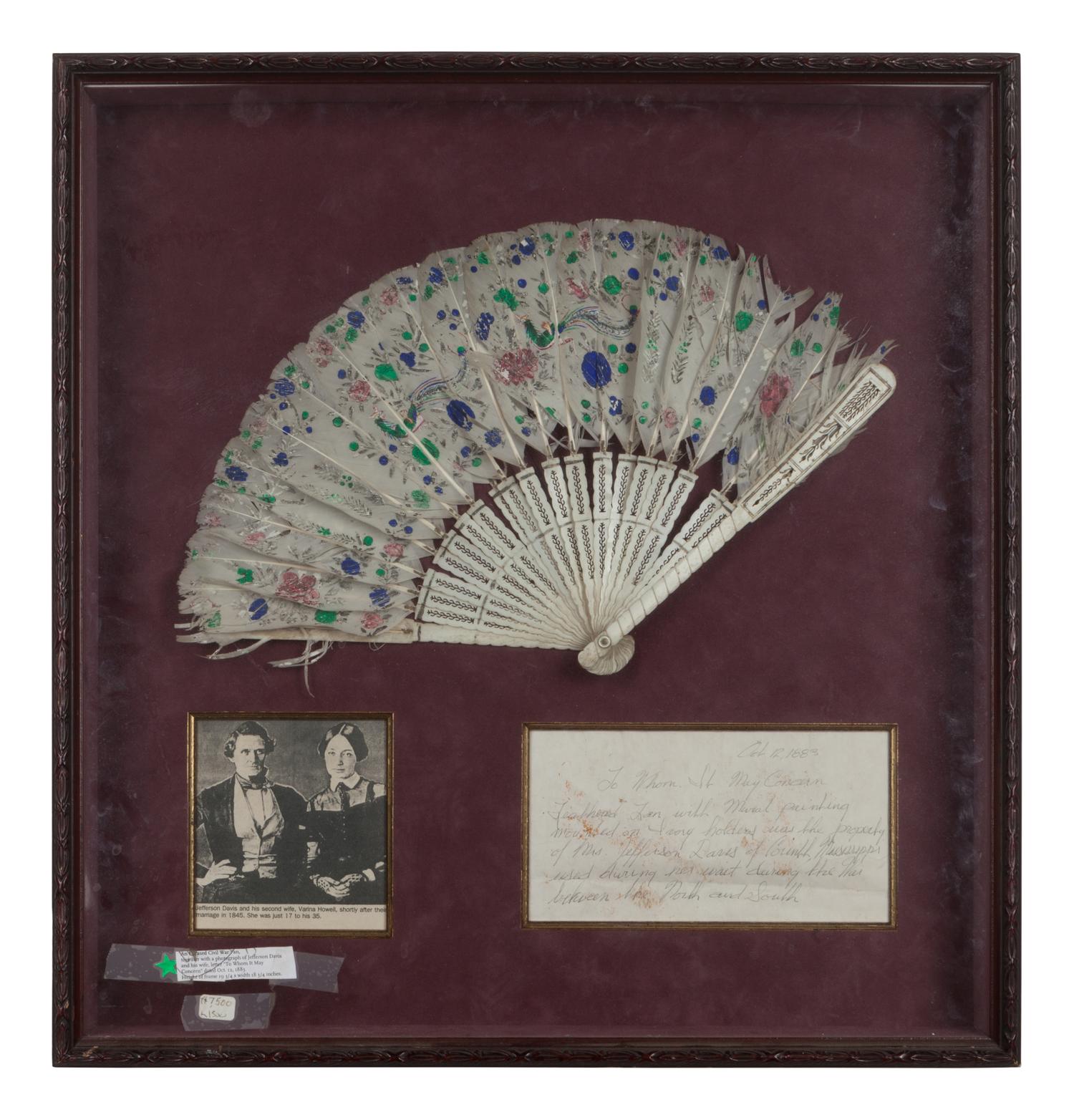 A Framed Victorian Fan