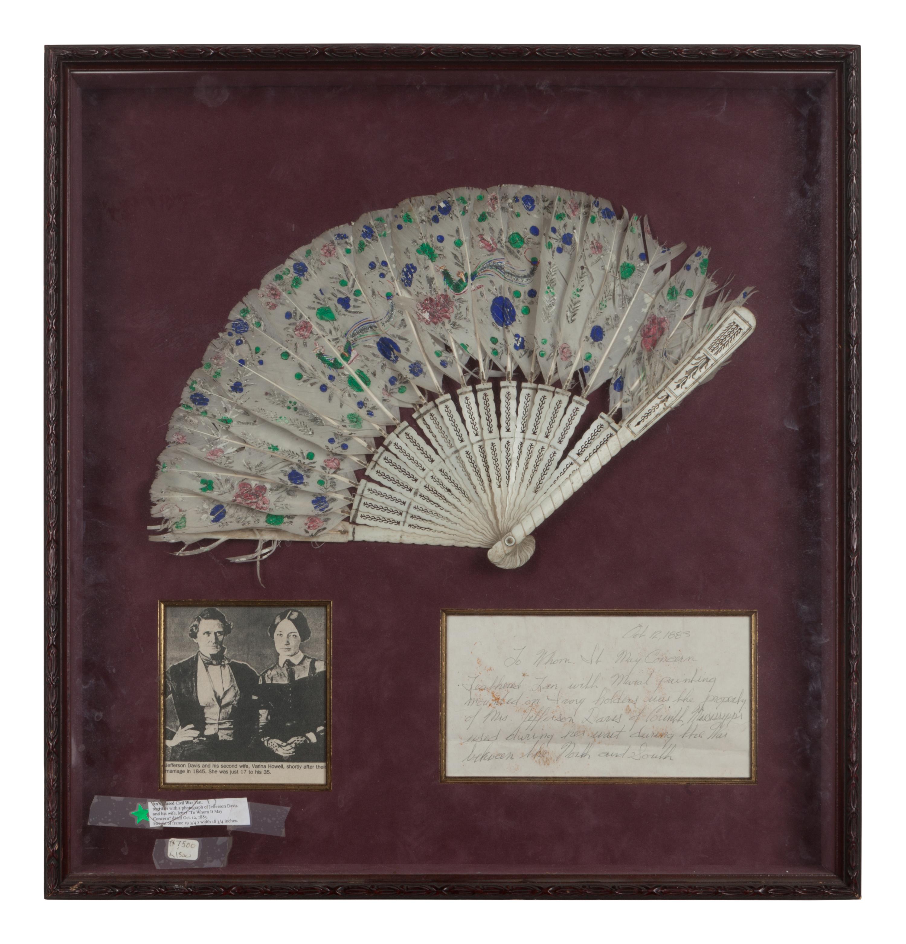 A Framed Victorian Fan