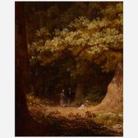 Attributed to Russell Smith (American, 1812-1896) Boating Party (Wissahickon)