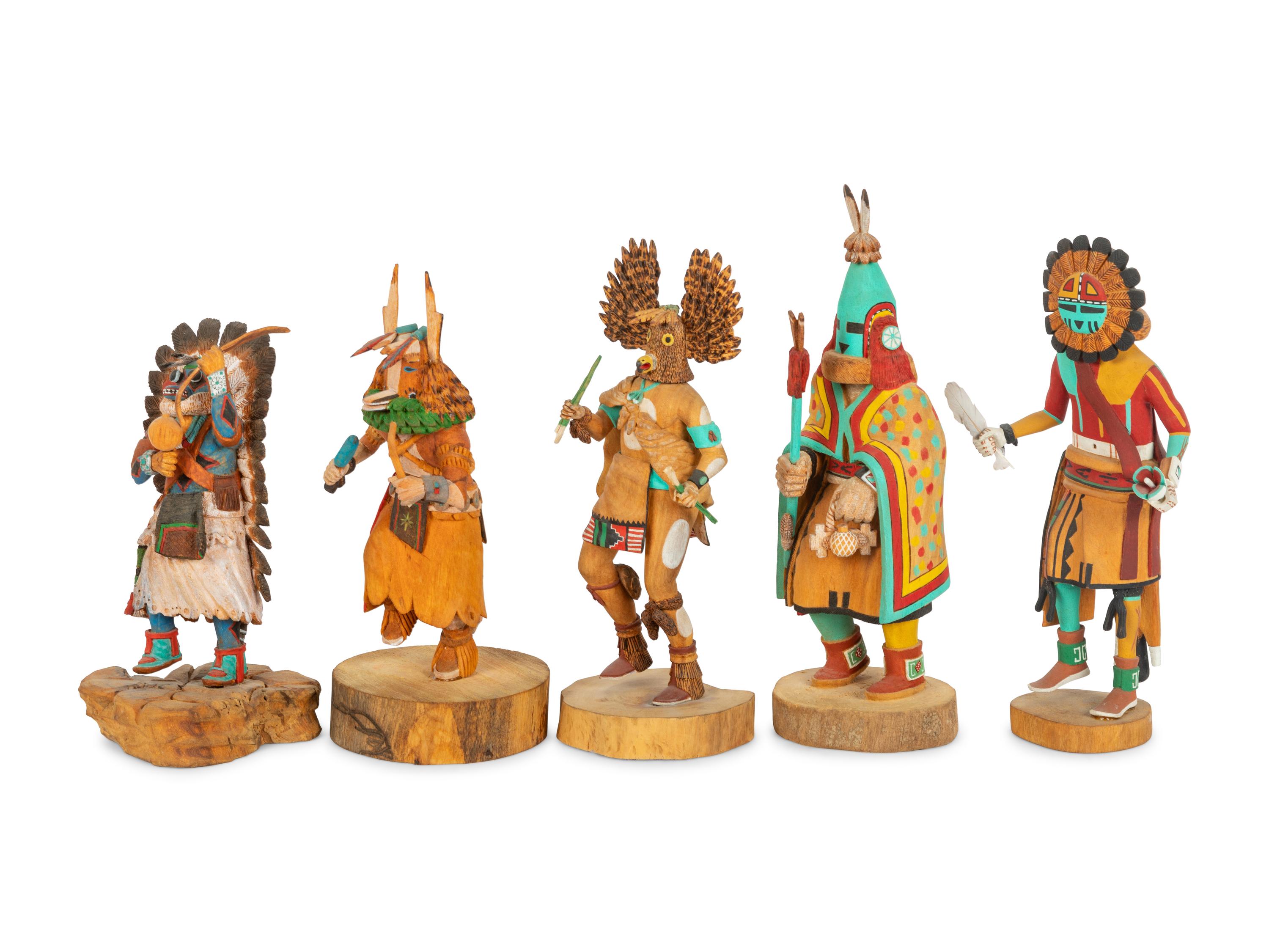 Collection of Hopi Katsinas