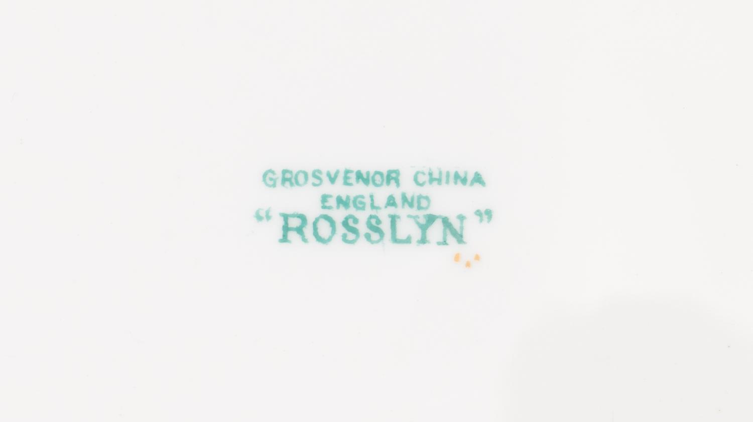 A Grosvenor Porcelain Tea Service