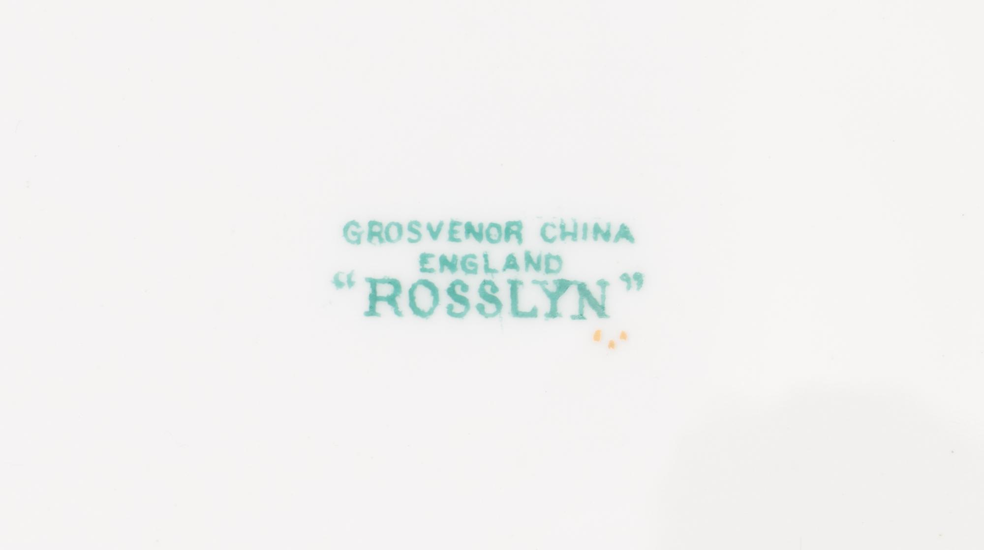 A Grosvenor Porcelain Tea Service