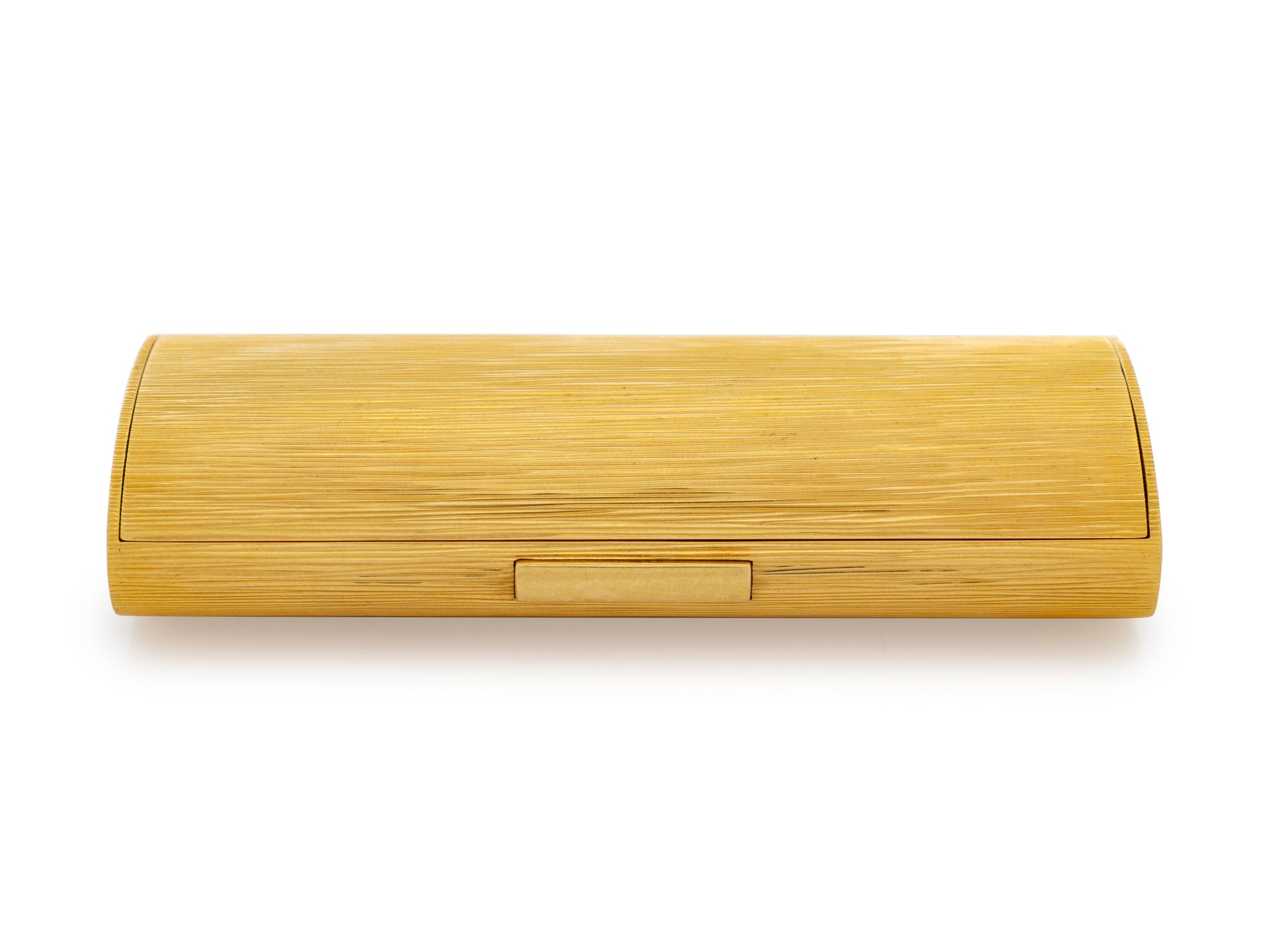 A Continental 18-Karat Gold Cigarette Case