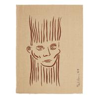 Keith Haring (American, 1958-1990) — Portrait of Joseph Beuys , 1986