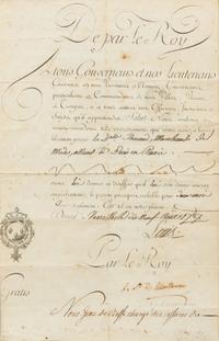 LOUIS XVI, King of France (1754-1793).