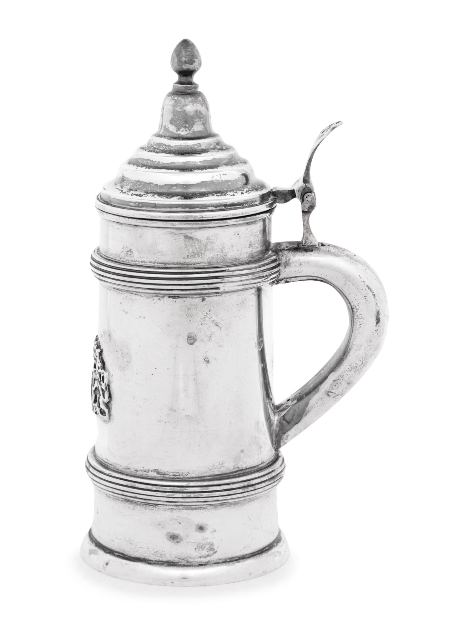 An English Silver Souvenir Tankard