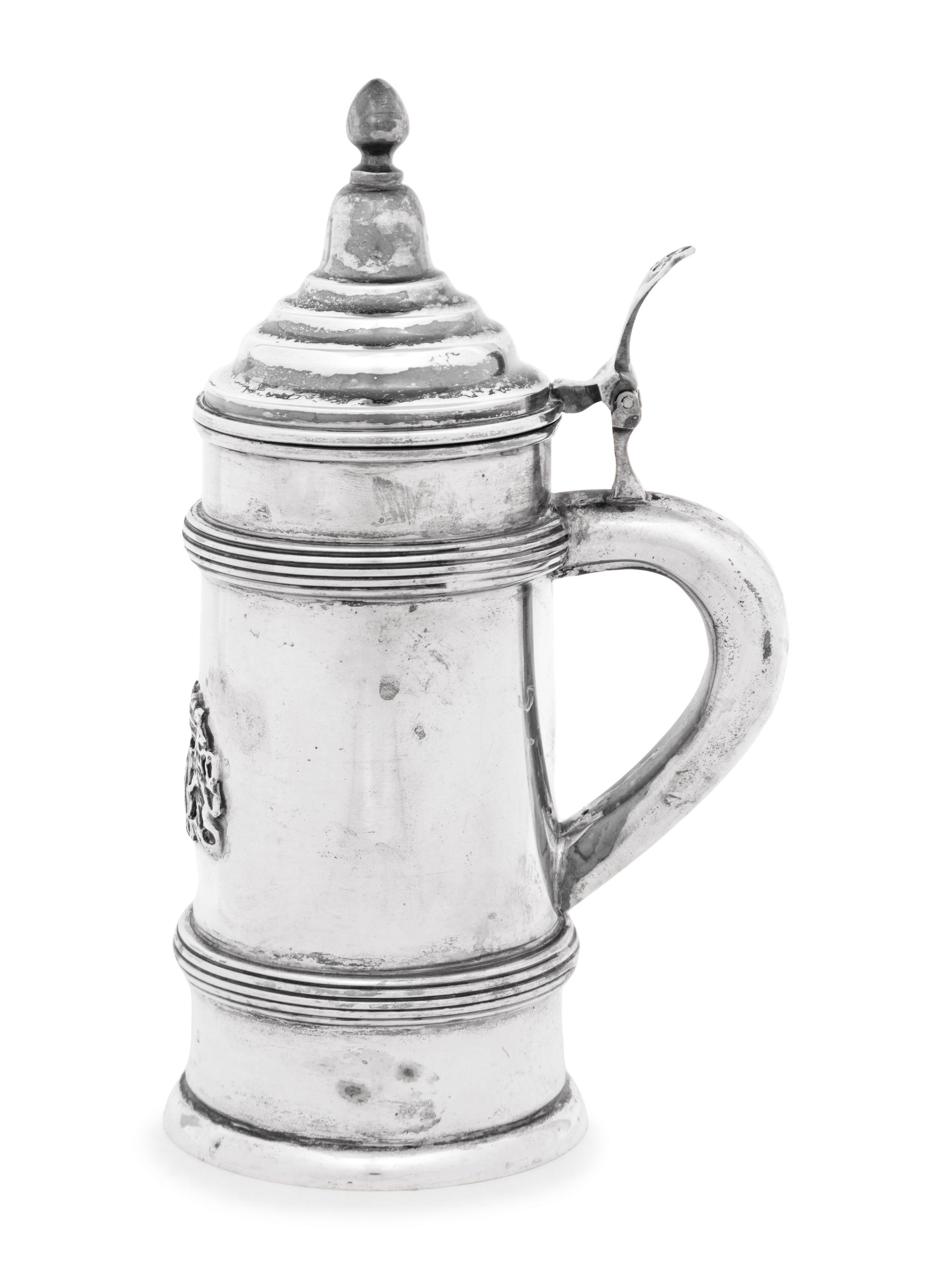 An English Silver Souvenir Tankard