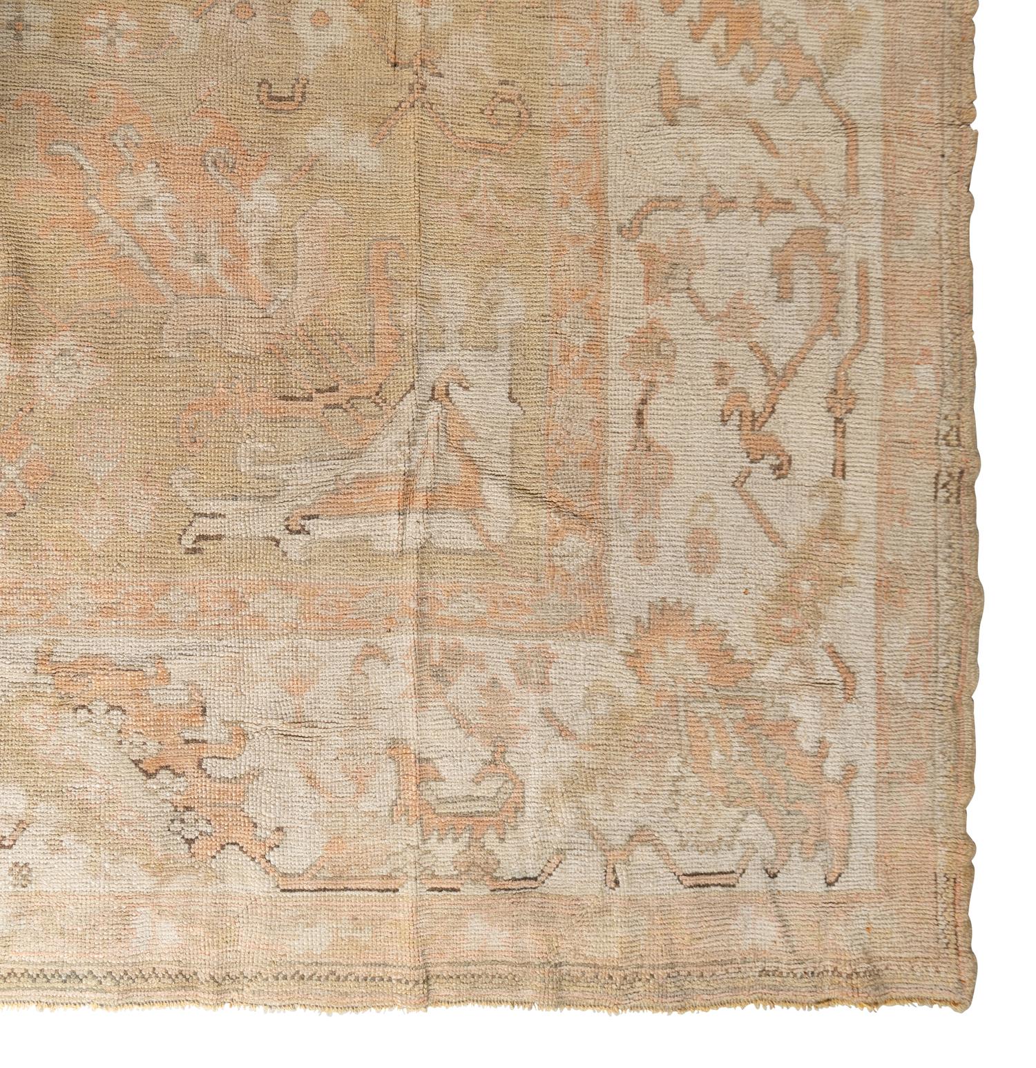 An Oushak Wool Rug