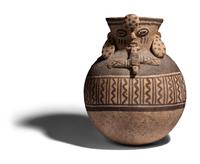 A Chancay Bichrome Vessel