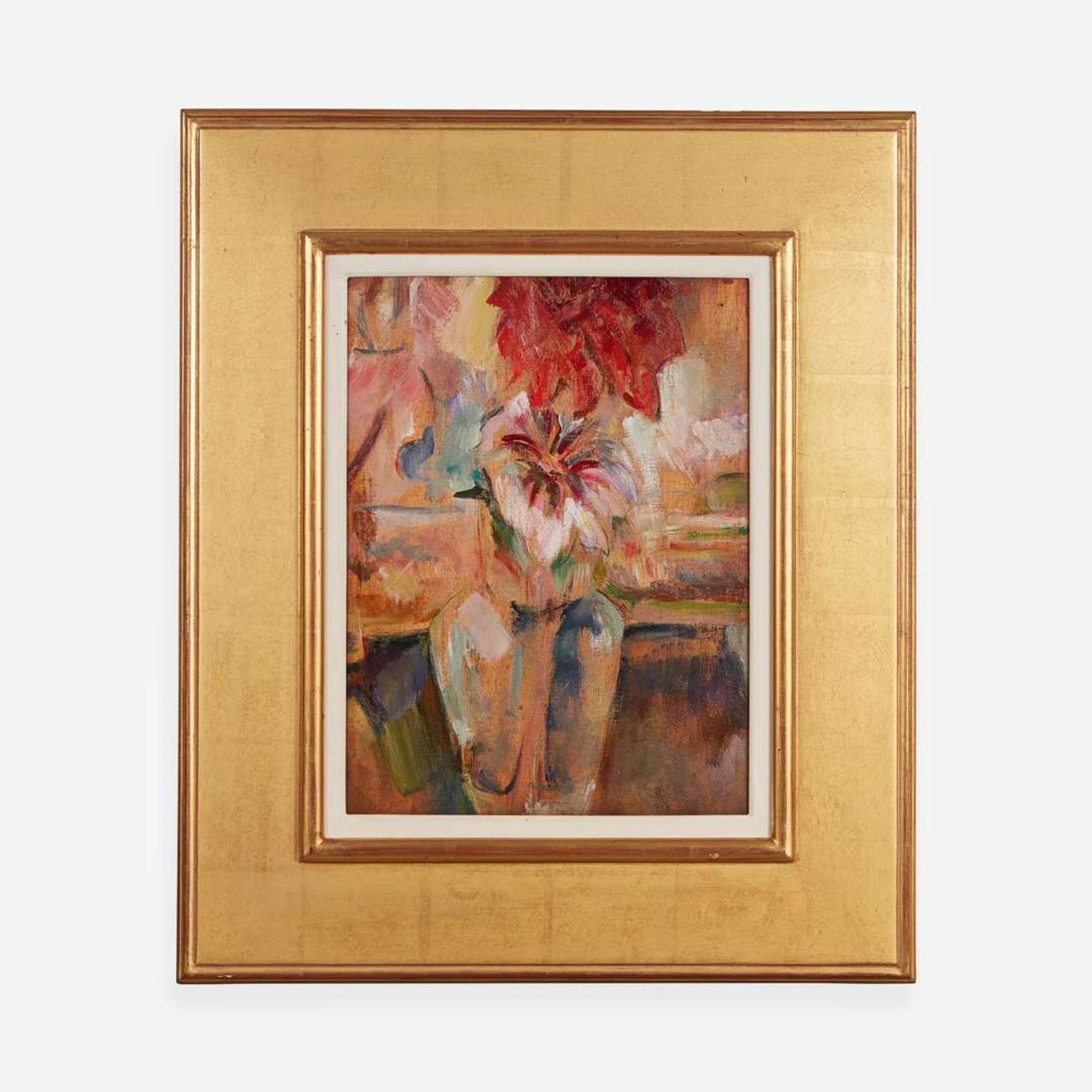 Arthur Beecher Carles (American, 1882–1952) Still Life with Flowers in a Vase; with Study verso