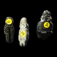 Three Mezcala Greenstone Figures