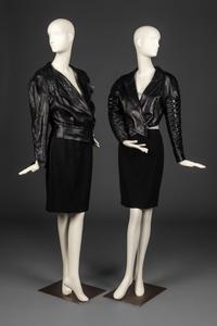 Claude Montana Leather and Python Jackets, Early 1980s