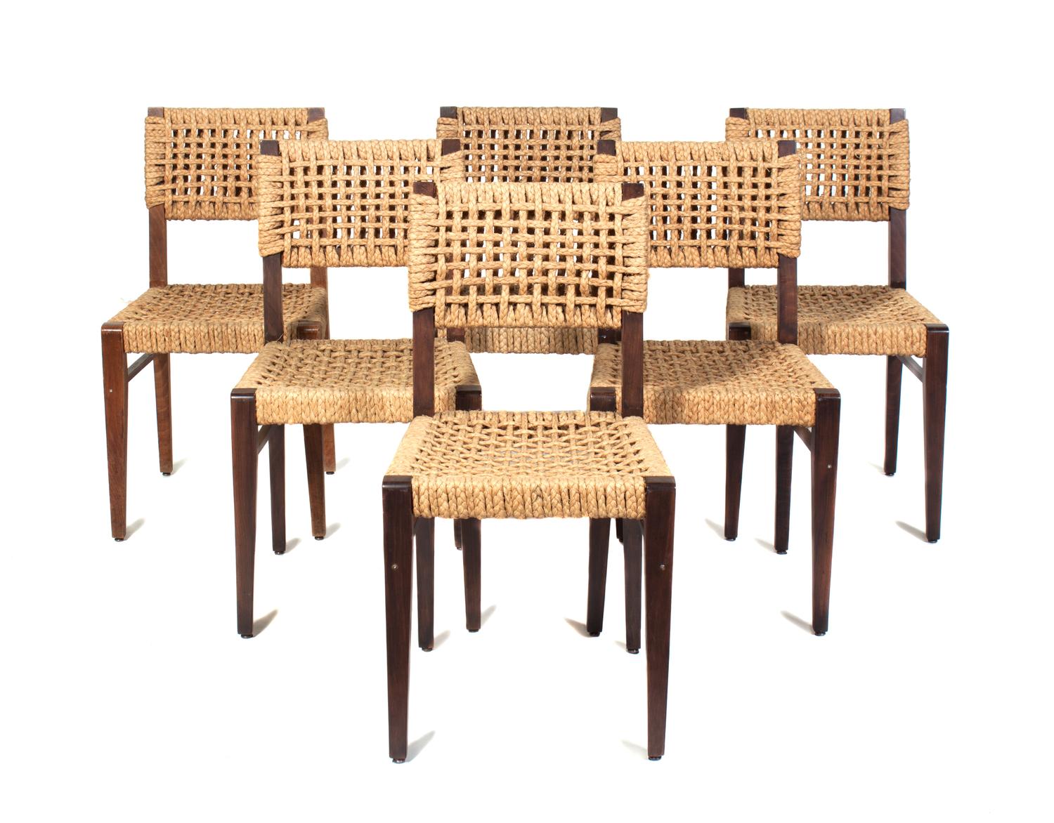 A Set of Six Chairs Height 32 3/4 inches. — 20TH CENTURY
