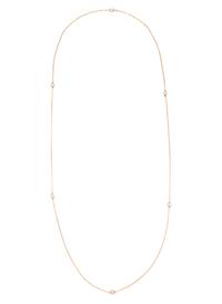 YELLOW GOLD AND DIAMOND NECKLACE