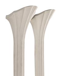 A Pair of Composition Torchères
