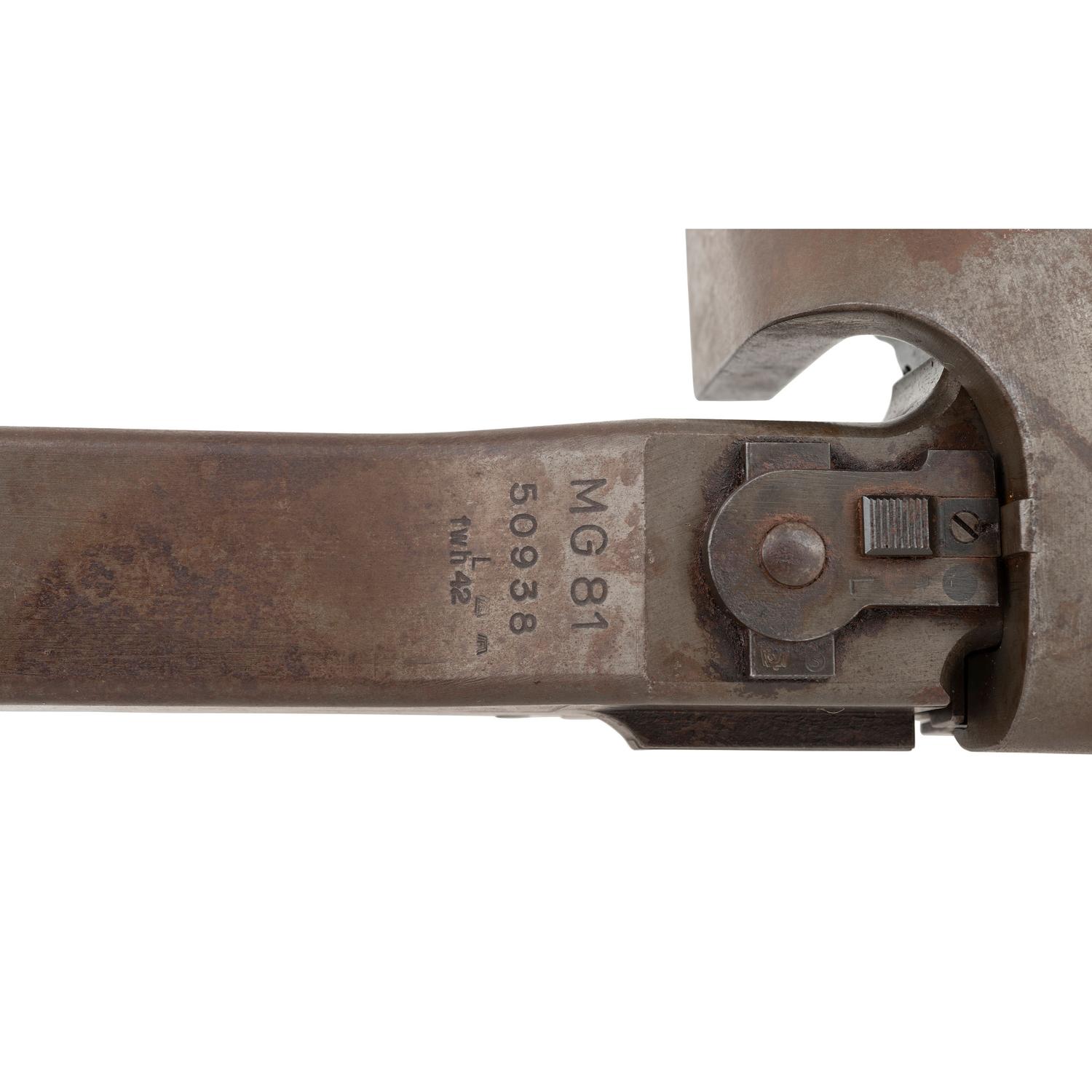 ***Deactivated MG 81 Machinegun Produced by Norddeutsche Maschinfabrik of Berlin with Lagerfugel