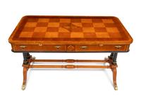 A Regency Style Parquetry Sofa Table