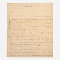 [American Revolution] Greene, Nathanael Autograph Draft Letter, signed