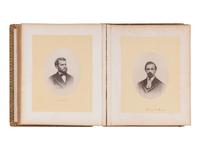 [EARLY PHOTOGRAPHY]. Trio of Yale albums, dated 1856, 1860, & 1868, ft. individual and group portraits, scenes around campus, and inscriptions from classmates incl. many soldiers.
