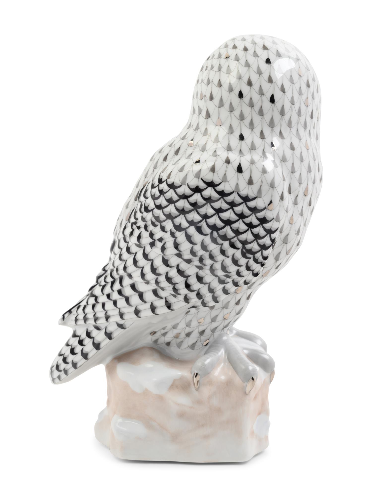 A Herend Porcelain Owl