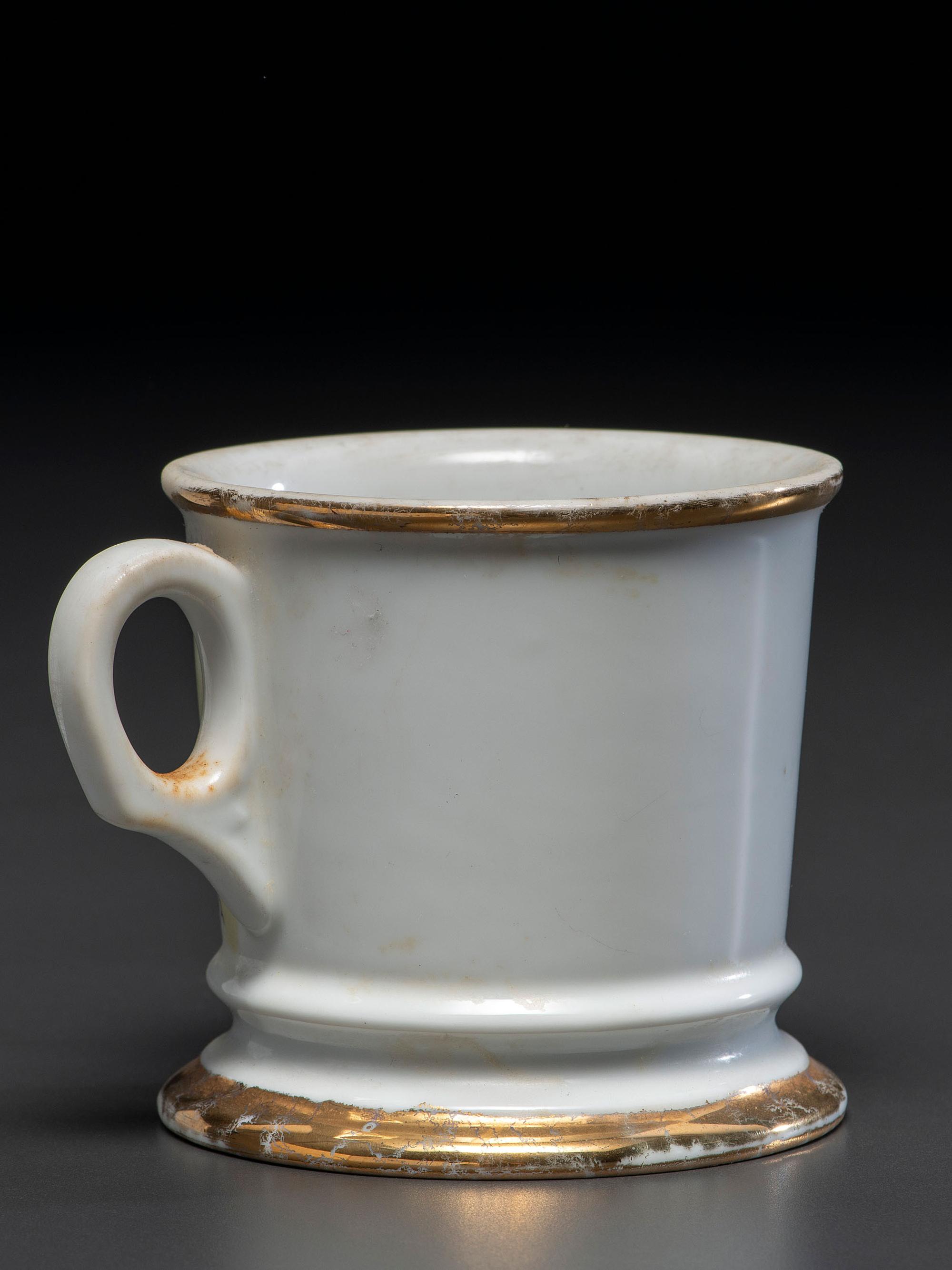 A Photographer's Porcelain Occupational Shaving Mug
