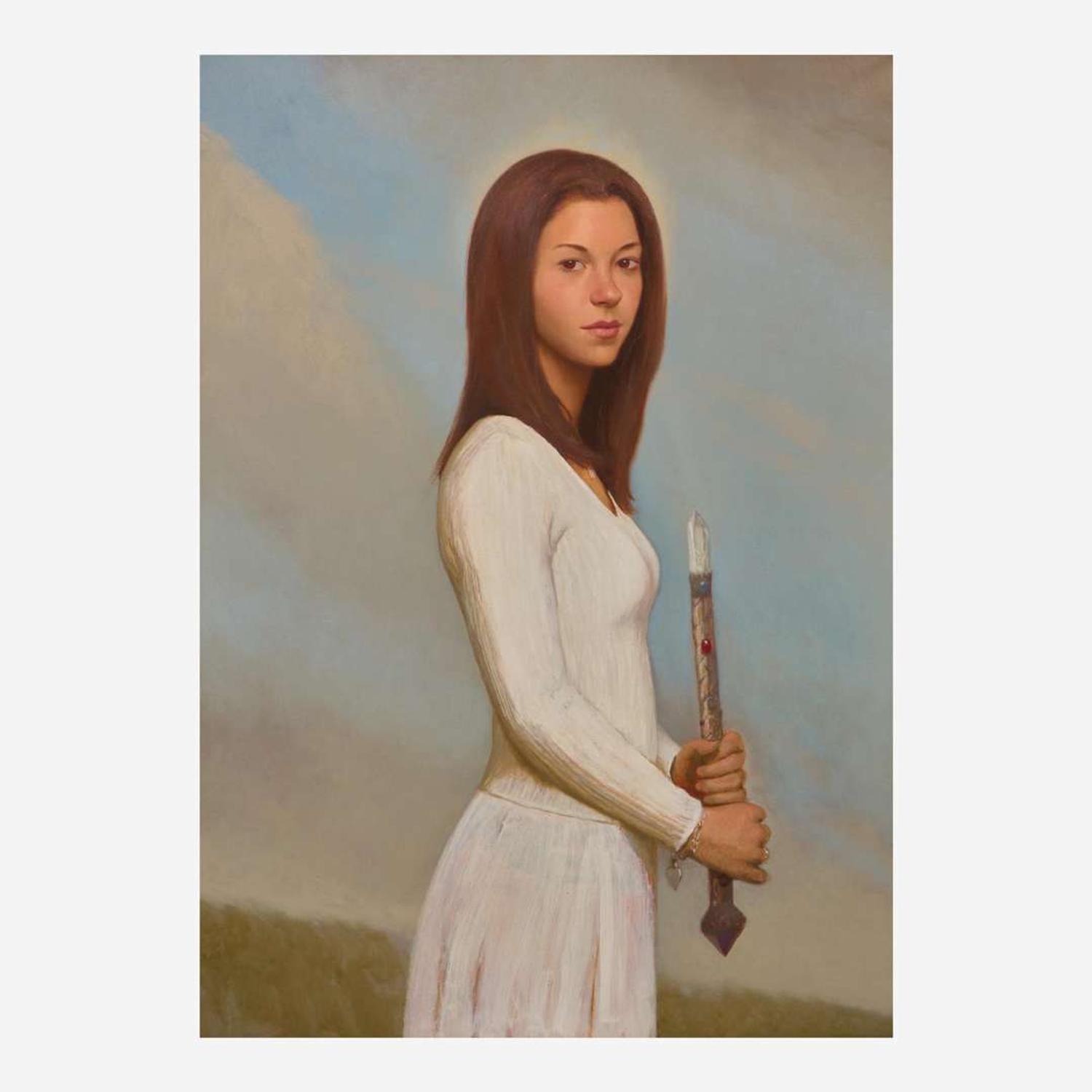 Bo Bartlett (American, B. 1955) Alexandra Holding a Magic Wand