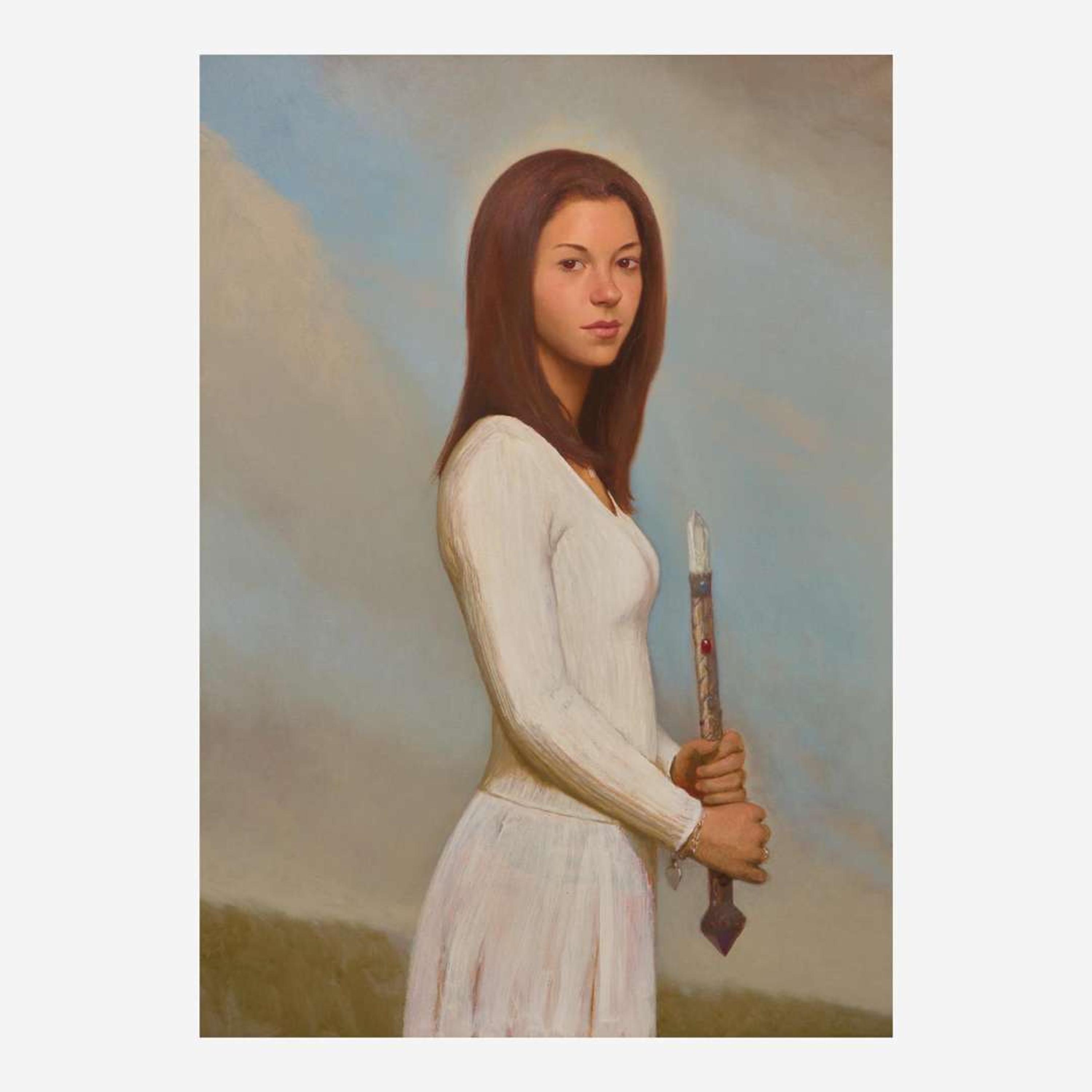 Bo Bartlett (American, B. 1955) Alexandra Holding a Magic Wand