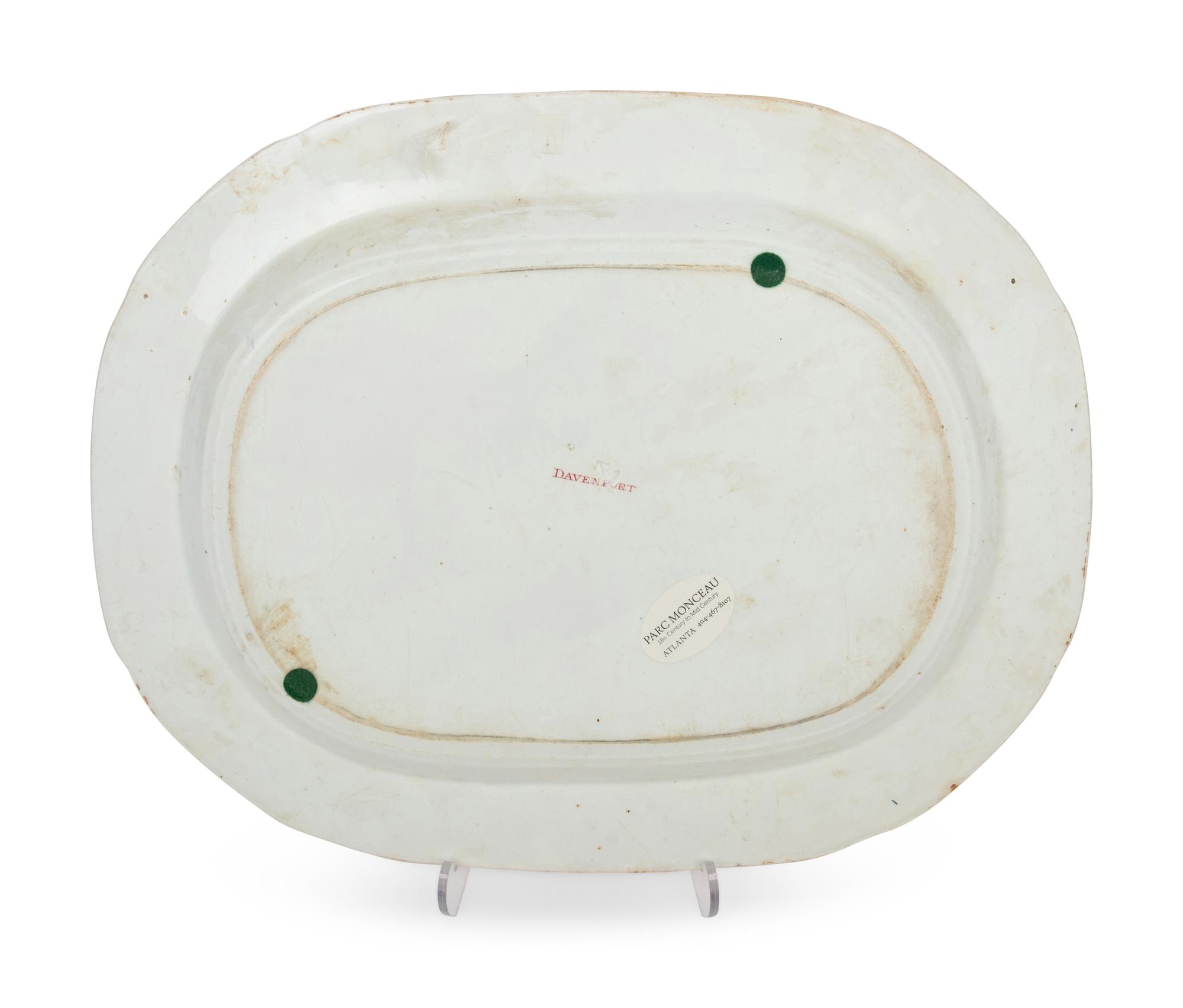 A Davenport Stoneware Platter