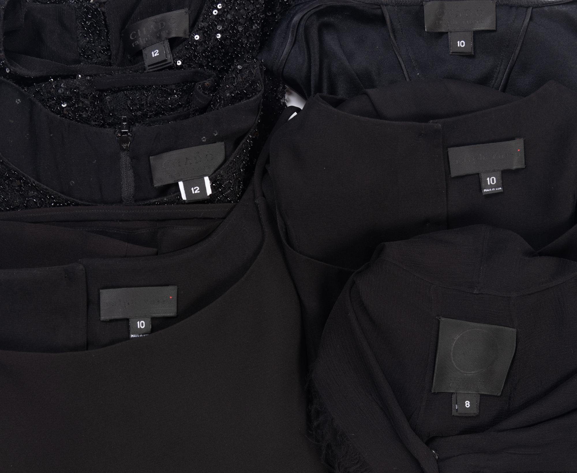 Six Ralph Rucci Sleeveless Tops