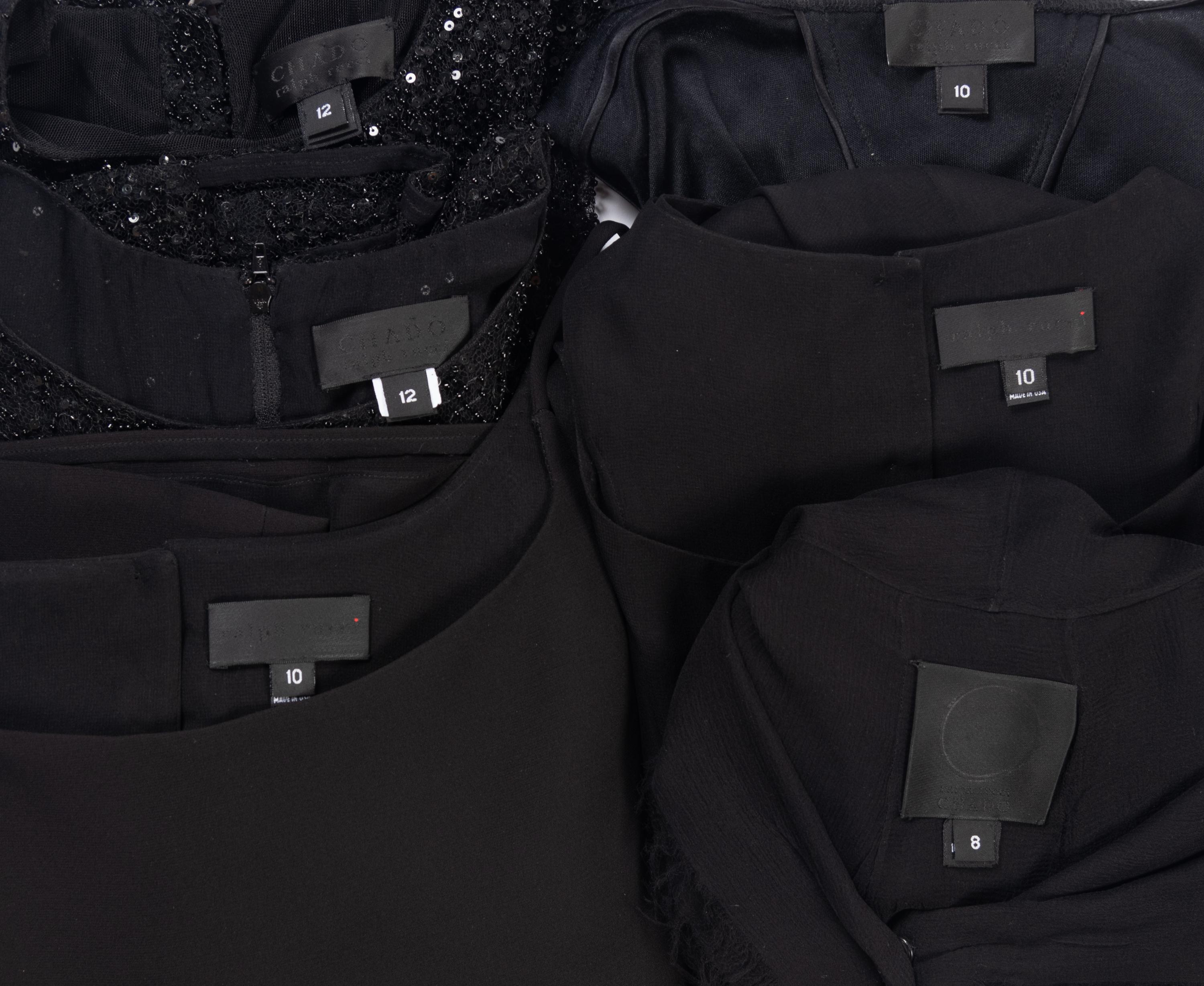 Six Ralph Rucci Sleeveless Tops
