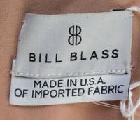 A Bill Blass Ivory and Black Silk Evening Gown, Size 8.