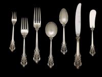 Sterling silver flatware service wallace silversmiths, wallingford, ct, 20th century