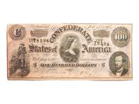 [CIVIL WAR - CURRENCY]. A group of more than 100 Confederate notes, comprising: