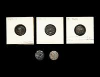 [ANCIENT] Consular Period. Five AR Denarii. (c. 80 BCE)