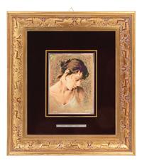 An Italian Enameled Plaque, Carlo Parisi