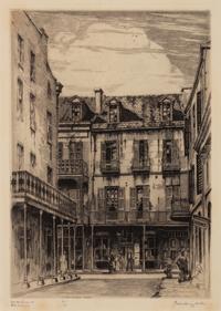A pair of prints ( Old Madison in New Orleans; Pirate Alley )