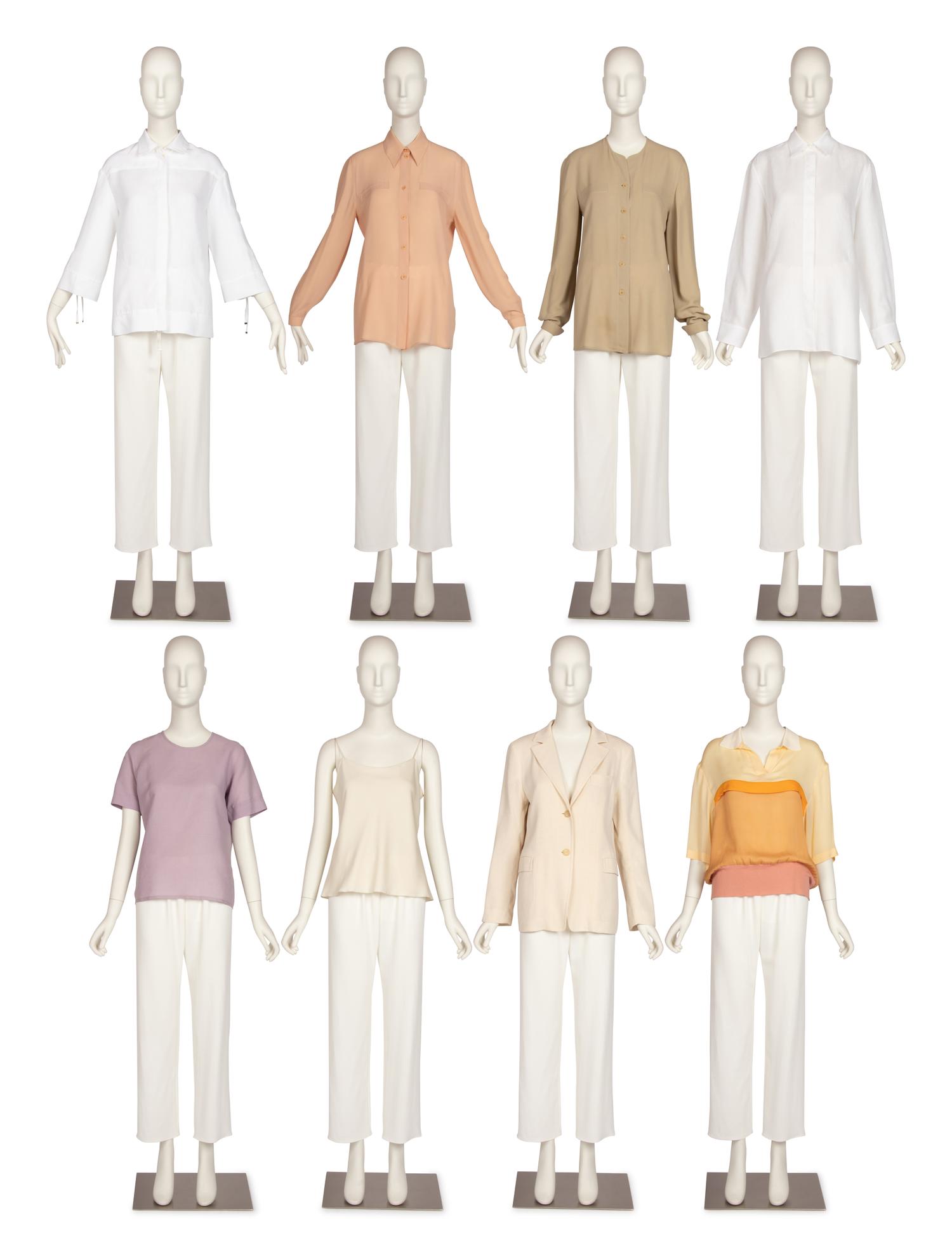 Nine Designer Separates: Eight Tops, One Pant, 1990-2020s