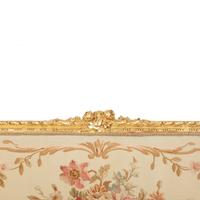 A Louis XVI Style Giltwood Five-Piece Salon Suite