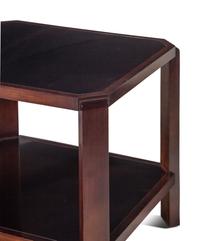 A Pair of Contemporary Walnut Side Tables