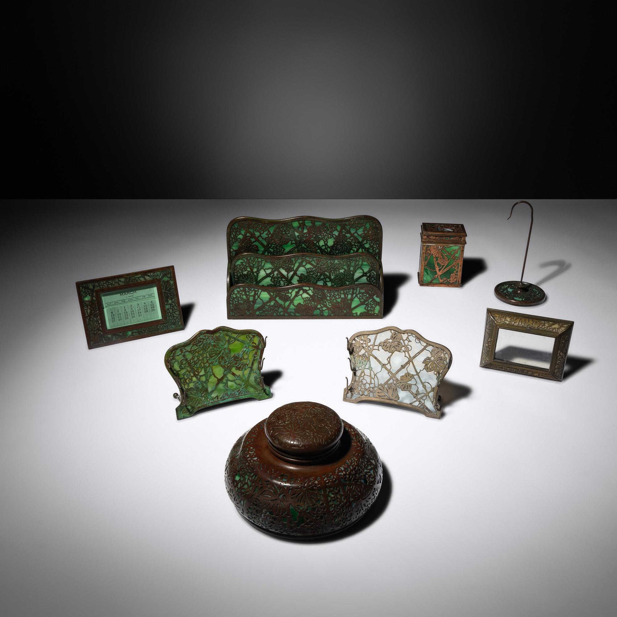 Grapevine desk accessories Tiffany Studios, USA