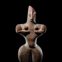 A Greek Terracotta Fertility Figure