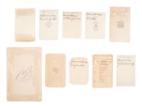 [CIVIL WAR - DEPARTMENT OF THE GULF - NAVY]. 32 CDVs of Union officers serving in the Department of the Gulf and the Navy, incl. General Edwin Griffin Beckwith and Lieutenant Joseph B. Smith, KIA aboard the frigate Congress .
