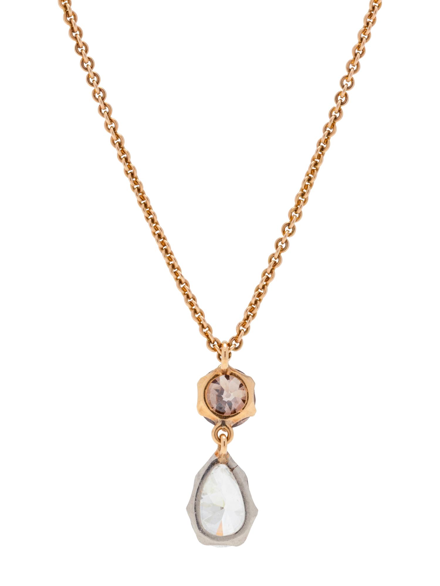 DIAMOND AND COLORED DIAMOND PENDANT/NECKLACE