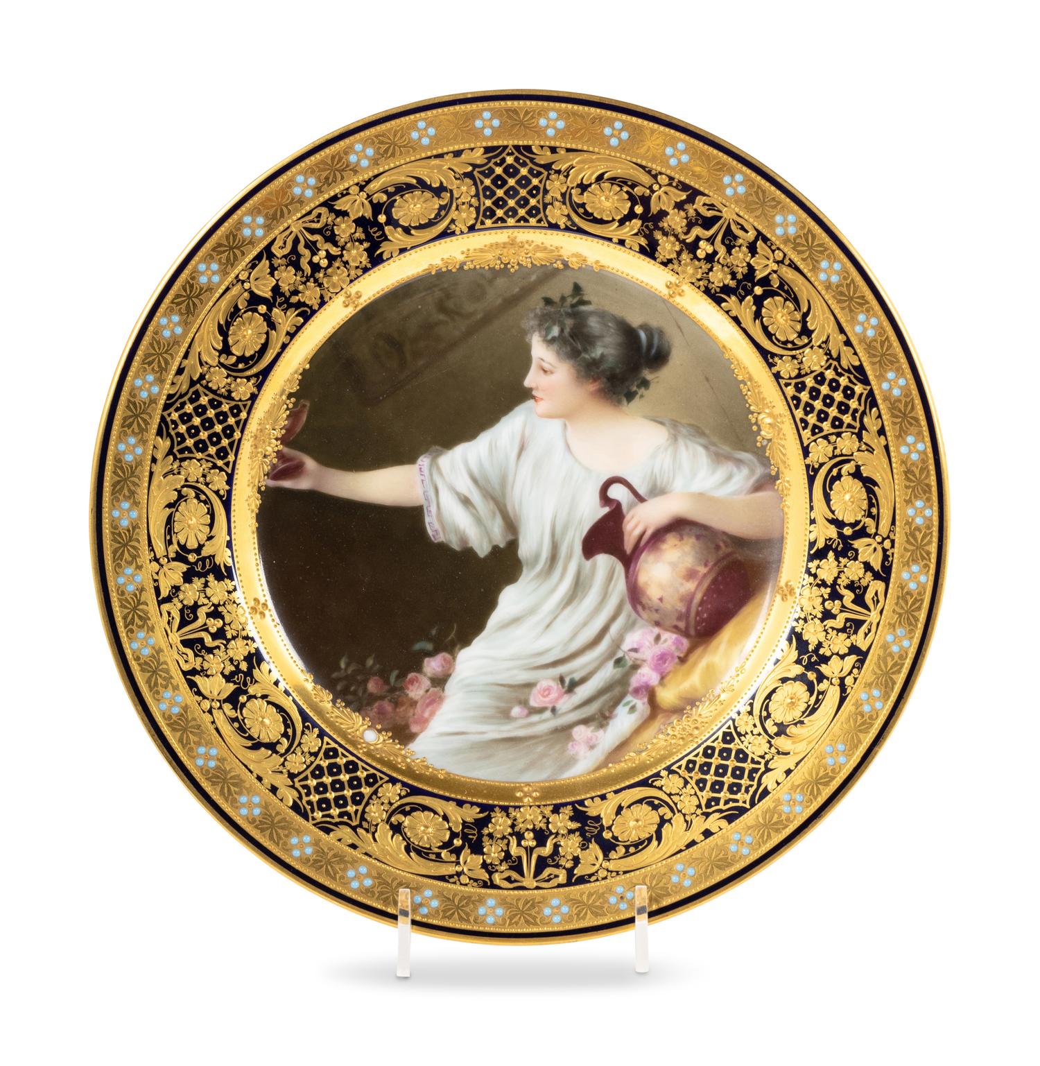 A Vienna Porcelain Cabinet Plate