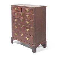 A Chippendale Maple Chest of Drawers