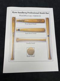 A Ryne Sandberg Authentic 1994 Professional Model Bat (PSA Certified),