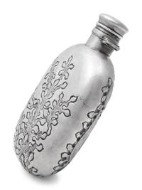 A Gorham Silver Sea Themed Flask