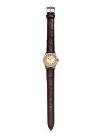 Movado, Stainless Steel and Pink Gold Wristwatch